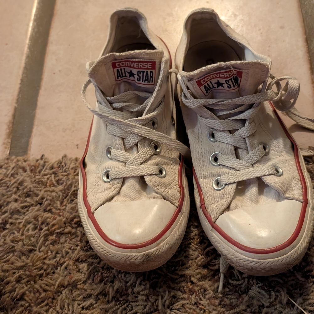 Converse Kids White Sneakers